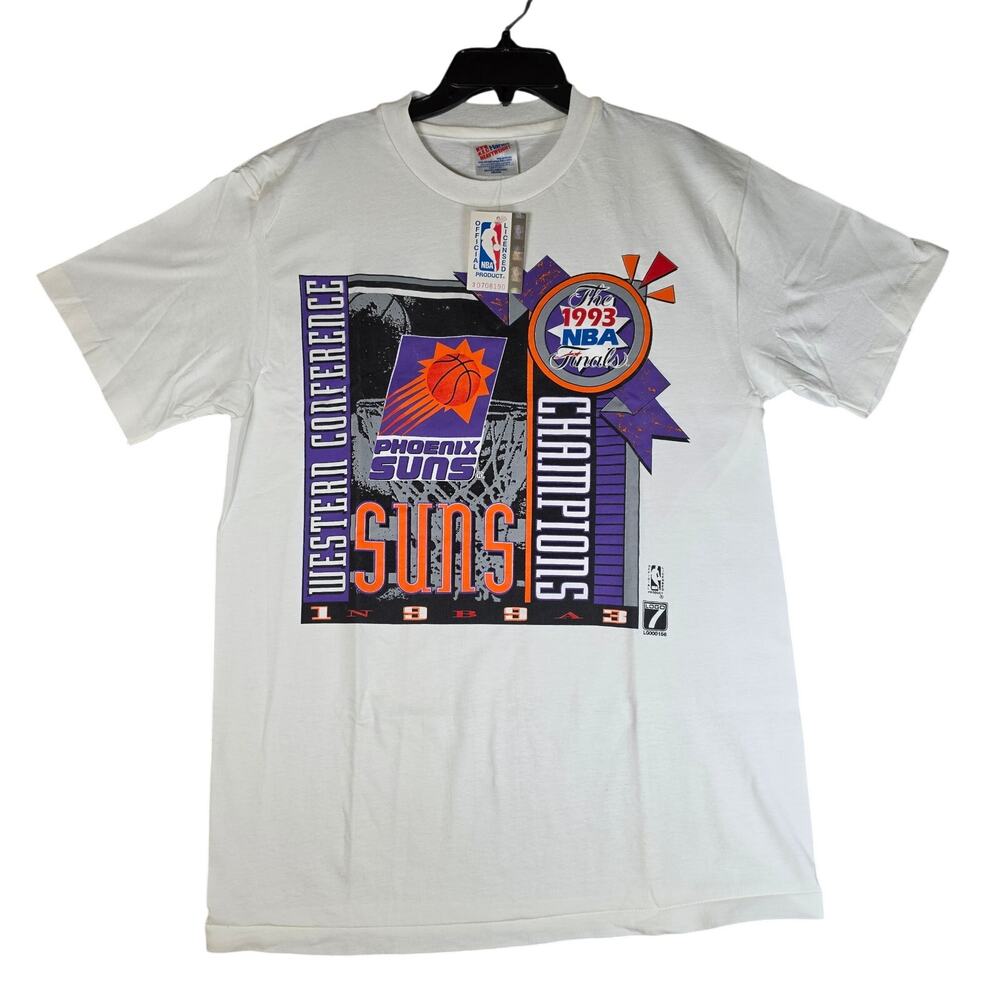 Vtg 1993 Phoenix Suns Western Conference Champions T-Shirt M NBA Finals USA NWT